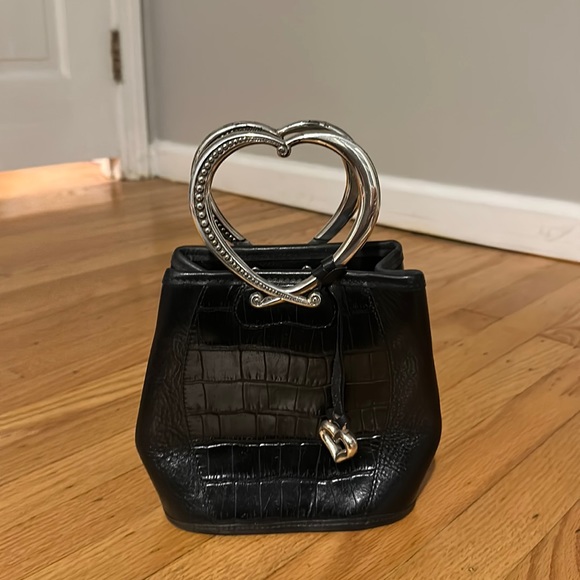 Brighton Mini Bucket Bag - Heart Handle - Vintage - Picture 1 of 3